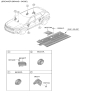 Diagram for 2025 Kia Seltos Car Speakers - 96330Q5000