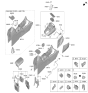 Diagram for 2025 Kia Seltos Armrest - 84660Q5000WK
