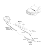 Diagram for 2025 Kia Telluride Wiper Blade - 983602V000