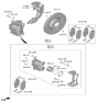 Diagram for 2021 Kia Sorento Brake Pad Set - 58101P2A00