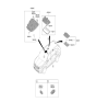 Diagram for 2023 Kia Sorento Dome Light - 92800R5000GYT