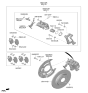 Diagram for 2023 Kia Telluride Brake Caliper Repair Kit - 58233J6000