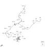 Diagram for 2023 Kia Sorento Parking Brake Cable - 59770P2000