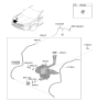 Diagram for 2024 Kia Sorento Washer Pump - 98510M4000