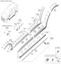 Diagram for 2024 Kia Sorento Door Moldings - 87779P2000