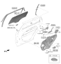 Diagram for 2021 Kia Sorento Door Latch Assembly - 81420R5010