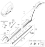 Diagram for 2024 Kia Sorento Door Moldings - 87722R5000