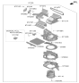Diagram for 2017 Kia Optima Blower Motor Resistor - 971283K000