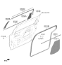 Diagram for 2025 Kia Carnival Door Moldings - 83860R0000