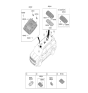 Diagram for 2025 Kia Carnival Dome Light - 92850A9000BSU