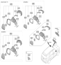 Diagram for 2026 Kia Carnival Side Marker Light - 87614R0000