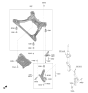 Diagram for 2025 Kia Carnival Front Cross-Member - 62405R0500