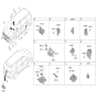 Diagram for 2025 Kia Carnival Air Bag Control Module - 95910R0130
