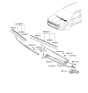Diagram for 2026 Kia Carnival Wiper Blade - 98350J7000
