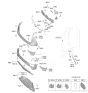 Diagram for 2025 Kia Niro EV Parking Assist Distance Sensor - 99310P1300KLG
