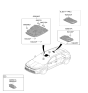 Diagram for 2025 Kia Niro Dome Light - 92890AA000GYT