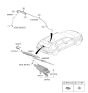 Diagram for 2026 Kia Niro Wiper Arm - 98820AT000