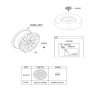Diagram for 2025 Kia Niro EV Spare Wheel - 52910AO000