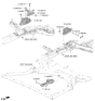 Diagram for 2025 Kia Niro EV Engine Mount - 21950AO000