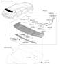 Diagram for 2026 Kia Niro Windshield Washer Nozzle - 98931C5000