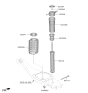 Diagram for 2026 Kia Niro EV Coil Springs - 55330AO000