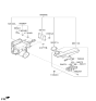 Diagram for Kia Brake Master Cylinder Reservoir - 58511AO000
