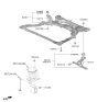 Diagram for 2026 Kia Niro EV Front Cross-Member - 62405AO000