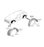 Diagram for 2026 Kia Niro Wheelhouse - 86821AT000