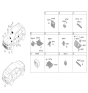 Diagram for 2025 Kia Niro EV Air Bag Control Module - 95910AO200