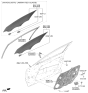 Diagram for 2025 Kia Niro Window Motor - 82450AT100