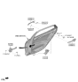 Diagram for Kia K5 Door Latch Assembly - 81410L3000