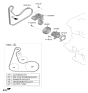 Diagram for 2025 Kia Sportage Water Pump Gasket - 251242M800