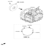 Diagram for Kia K5 Transmission Assembly - 450004GDF0