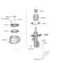 Diagram for Kia K5 Shock Absorber - 54651L3110
