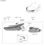 Diagram for Kia Headlight - 92101L3000