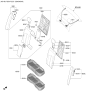 Diagram for Kia K5 Armrest - 89900L3020C24