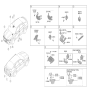 Diagram for 2021 Kia K5 Door Handle - 81260L2011