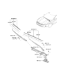 Diagram for 2026 Kia K5 Wiper Blade - 98350C5600