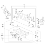 Diagram for 2000 Kia Sportage Seat Cover - 0K08A57310D96