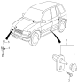 Diagram for 2000 Kia Sportage Door Jamb Switch - 0HE2166540C