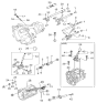 Diagram for Kia Shift Indicator - 0K08B64350