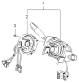 Diagram for Kia Sportage Clock Spring - 0K9A466126