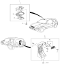 Diagram for 1999 Kia Sportage Fog Light Bulb - K997013270