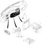 Diagram for 1997 Kia Sportage Steering Column Cover - 0K08B60212C00