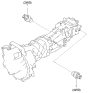 Diagram for 1997 Kia Sportage Vehicle Speed Sensor - 0K01155475B