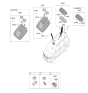 Diagram for 2022 Kia Carnival Dome Light - 92810R0345