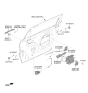 Diagram for 2026 Kia Carnival Door Striker - 81450R0000