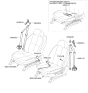 Diagram for 2025 Kia Carnival Seat Belt - 88810R0500OFB