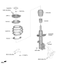 Diagram for 2025 Kia Carnival Shock And Strut Mount - 54610R0000