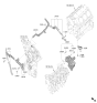 Diagram for 2025 Kia Carnival Coolant Temperature Sensor - 392203N060